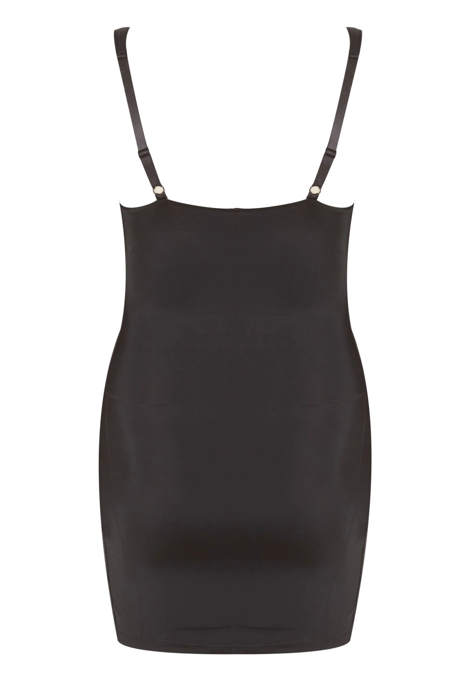 YOURS Curve Black Seamless Control Underbra Slip Dress 2 YOURS Curve Black Seamless Control Underbra Slip Dress - Image 2