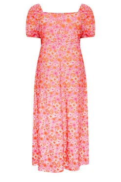 LIMITED COLLECTION Curve Pink Floral Wrap Maxi Dress 9 LIMITED COLLECTION Curve Pink Floral Wrap Maxi Dress -JOICY Clothing Shop 663fdbb2 2206 4b 215508 Y