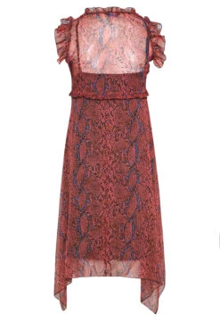 YOURS Curve Red Animal Print Hanky Hem Dress -JOICY Clothing Shop 6849ea5e 09ab 4a 174006 Y