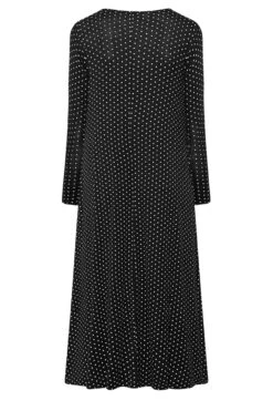 LIMITED COLLECTION Curve Black Polka Dot Pleat Front Dress 11 LIMITED COLLECTION Curve Black Polka Dot Pleat Front Dress -JOICY Clothing Shop 69083ee1 48e0 48 215234 Y