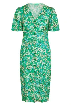 YOURS LONDON Curve Green Floral Print Button Through Tea Dress -JOICY Clothing Shop 6a5e2a6b 2d32 44 161579 X
