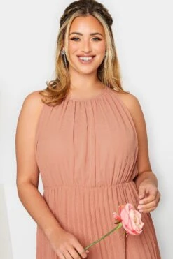 YOURS LONDON Curve Pink Pleated Maxi Dress 8 YOURS LONDON Curve Pink Pleated Maxi Dress -JOICY Clothing Shop 6afdbddb 7ace 4c 161883 D