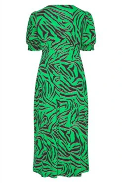 YOURS LONDON Curve Green Zebra Print Keyhole Dress -JOICY Clothing Shop 6c1fa3b2 4279 48 161590 Y