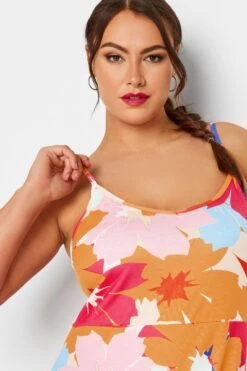 LIMITED COLLECTION Curve Pink Floral Print Cami Maxi Dress 9 LIMITED COLLECTION Curve Pink Floral Print Cami Maxi Dress -JOICY Clothing Shop 6f6d8705 6241 4d 215559 D