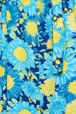 LIMITED COLLECTION Curve Blue Floral Frill Hem Midaxi Dress -JOICY Clothing Shop 6f70f048 96ae 4f 215496 Z