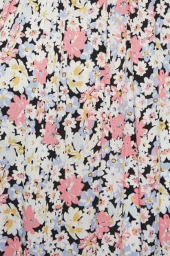 BUMP IT UP MATERNITY Curve Pink Floral Shirred Dress -JOICY Clothing Shop 7066b314 28e8 48 158402 Z