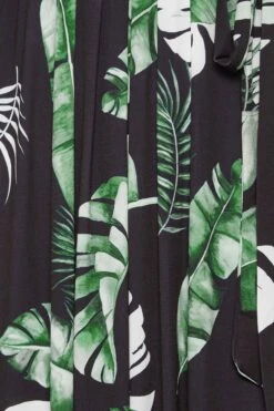 YOURS Curve Black Leaf Print Wrap Front Midaxi Dress 9 YOURS Curve Black Leaf Print Wrap Front Midaxi Dress -JOICY Clothing Shop 7126e653 8947 42 302151 Z