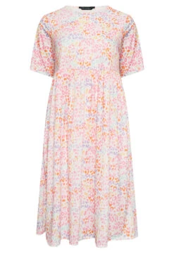 LIMITED COLLECTION Curve White Animal Print Midaxi Smock Dress -JOICY Clothing Shop 73053e77 e549 4d 215706 X