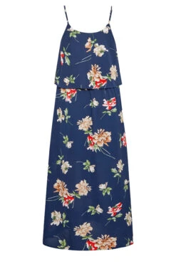 YOURS LONDON Curve Navy Blue Floral Overlay Maxi Dress -JOICY Clothing Shop 7426827b aa87 4f 161945 Y