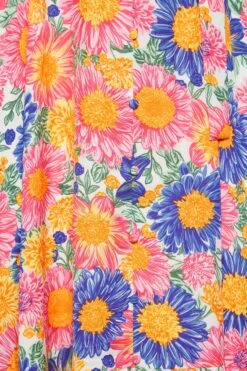 LIMITED COLLECTION Curve Pink Floral Frill Hem Midaxi Dress 9 LIMITED COLLECTION Curve Pink Floral Frill Hem Midaxi Dress -JOICY Clothing Shop 7498db97 9609 44 215497 Z