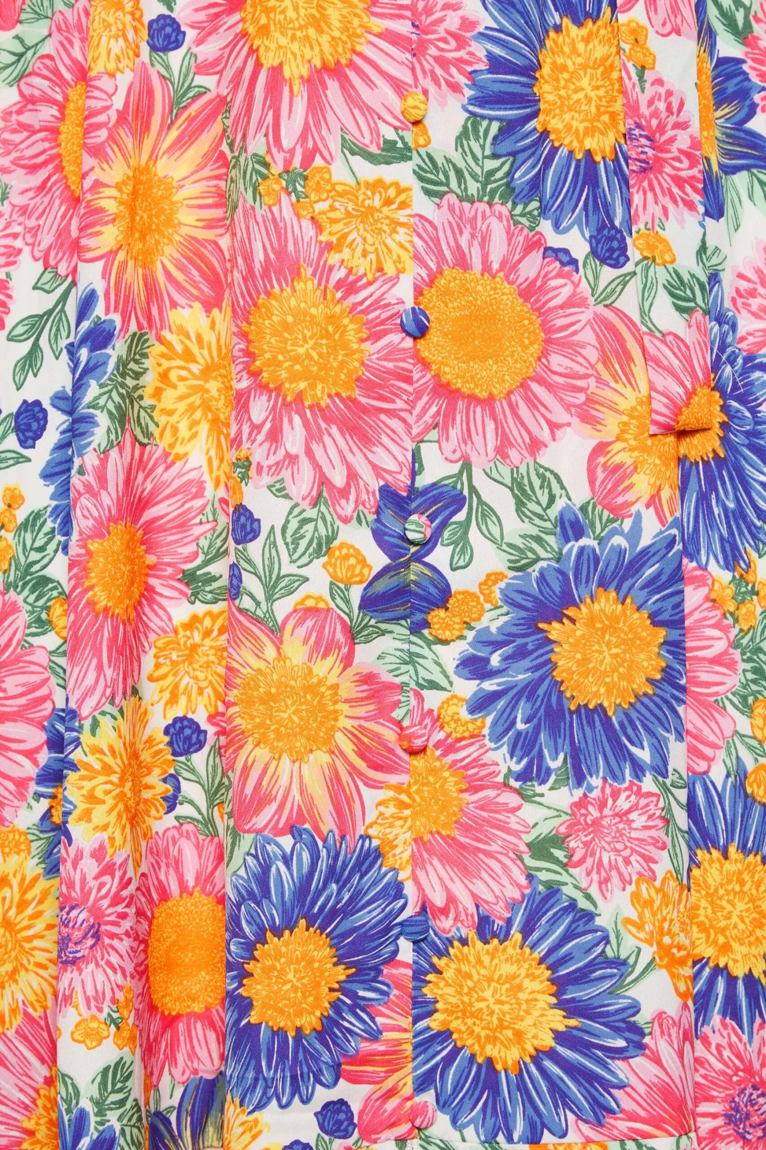 LIMITED COLLECTION Curve Pink Floral Frill Hem Midaxi Dress 4 LIMITED COLLECTION Curve Pink Floral Frill Hem Midaxi Dress - Image 4