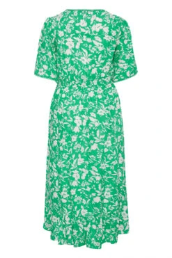YOURS Curve Green Floral Dipped Hem Dress 11 YOURS Curve Green Floral Dipped Hem Dress -JOICY Clothing Shop 76d8e4b4 7059 49 137119 Y