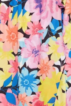 LIMITED COLLECTION Curve Pink Floral Print Strappy Wrap Dress 11 LIMITED COLLECTION Curve Pink Floral Print Strappy Wrap Dress -JOICY Clothing Shop 784d3013 3a0a 42 215499 Z