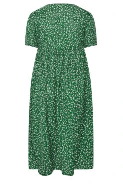 YOURS Curve Green Daisy Print Smock Dress 11 YOURS Curve Green Daisy Print Smock Dress -JOICY Clothing Shop 78614781 a889 47 137336 Y
