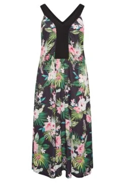 YOURS LONDON Curve Black Tropical Print Maxi Dress -JOICY Clothing Shop 7c10eb58 9b5c 4d 162186 X