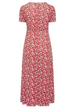YOURS Curve Red Ditsy Print Maxi Dress -JOICY Clothing Shop 7e5b49bf 7387 4b 302061 Y