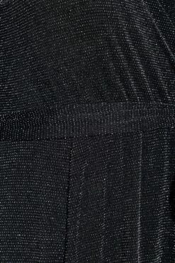 YOURS LONDON Curve Black & Silver Glitter Wrap Dress -JOICY Clothing Shop 7e9cdb84 d63e 48 161640 Z