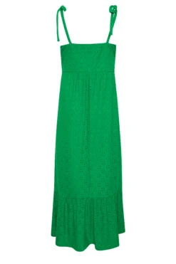 YOURS Curve Green Broderie Anglaise Maxi Dress -JOICY Clothing Shop 84410349 e5b5 40 137557 Y