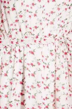 YOURS LONDON Curve White Ditsy Smock Maxi Dress -JOICY Clothing Shop 87a4b66b 9b1c 4b 161124 S