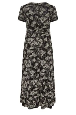 YOURS Curve Black Floral Wrap Tie Waist Maxi Dress -JOICY Clothing Shop 8cf50e1f d23d 4e 301910 Y