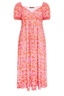LIMITED COLLECTION Curve Pink Floral Wrap Maxi Dress 8 LIMITED COLLECTION Curve Pink Floral Wrap Maxi Dress -JOICY Clothing Shop 8f03ed4a 6b6b 4e 215508 X
