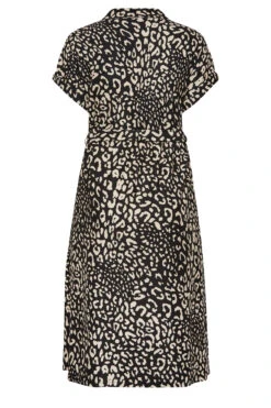 YOURS Curve Black Animal Print Split Hem Shirt Dress -JOICY Clothing Shop 9035191f b29e 46 302075 Y