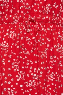 YOURS Curve Red Floral Print Maxi T-Shirt Dress 9 YOURS Curve Red Floral Print Maxi T-Shirt Dress -JOICY Clothing Shop 935a3314 3d17 48 137309 Z