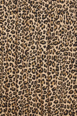 YOURS Curve Brown Leopard Print Shirred Maxi Dress -JOICY Clothing Shop 95b0998a c49e 40 137345 Z