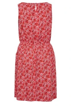 YOURS Curve Pink Floral Ditsy Print Mini Dress -JOICY Clothing Shop 95ee41fb 8de9 42 137282 Y