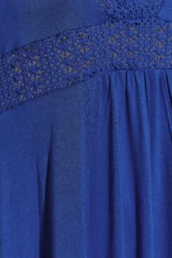 YOURS Curve Blue Crochet Detail Dress 9 YOURS Curve Blue Crochet Detail Dress -JOICY Clothing Shop 96c0399e e5d4 45 300846 Z