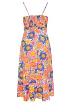 LIMITED COLLECTION Curve Pink Floral Frill Hem Midaxi Dress 11 LIMITED COLLECTION Curve Pink Floral Frill Hem Midaxi Dress -JOICY Clothing Shop 97d9aed3 3a6f 4a 215497 Y