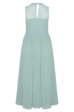 YOURS LONDON Curve Ice Blue Lace Front Chiffon Maxi Dress -JOICY Clothing Shop 9862ae75 64ef 41 161506 Y