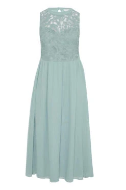 YOURS LONDON Curve Ice Blue Lace Front Chiffon Maxi Dress -JOICY Clothing Shop 9d1ed1cf 39e2 4e 161506 X