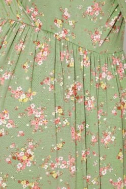 BUMP IT UP MATERNITY Curve Green Floral Print Tiered Wrap Dress 9 BUMP IT UP MATERNITY Curve Green Floral Print Tiered Wrap Dress -JOICY Clothing Shop a653d3b2 2c54 4f 158354 Z