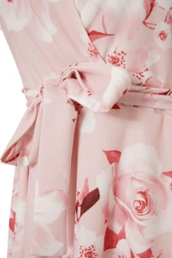 YOURS LONDON Curve Blush Pink Floral Wrap Skater Dress -JOICY Clothing Shop a7b4db45 1a7e 46 161421 S