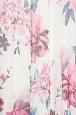 YOURS LONDON Curve White Floral Cowl Neck Mesh Dress -JOICY Clothing Shop a80d8e67 dd27 4d 162123 Z