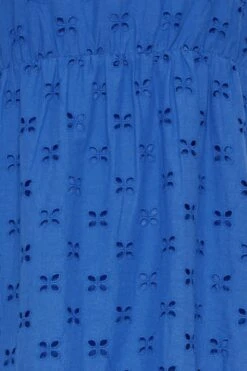 YOURS PETITE Curve Cobalt Blue Broderie Anglaise Strap Maxi Dress -JOICY Clothing Shop ab3954e7 f6c7 4f 174628 Z