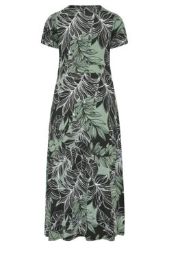 YOURS Curve Black Leaf Print V-Neck Midaxi Dress 11 YOURS Curve Black Leaf Print V-Neck Midaxi Dress -JOICY Clothing Shop accd4f46 8a7d 45 302227 Y
