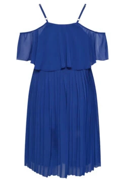 YOURS LONDON Curve Cobalt Blue Pleated Overlay Midi Dress 13 YOURS LONDON Curve Cobalt Blue Pleated Overlay Midi Dress -JOICY Clothing Shop afbe93e5 1c86 4f 162120 Y