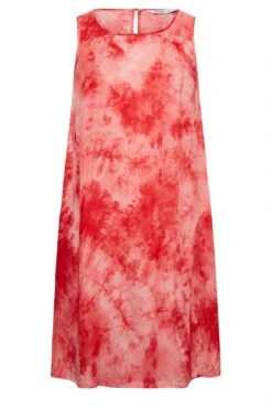 YOURS Curve Coral Orange Tie Dye Print Swing Dress 10 YOURS Curve Coral Orange Tie Dye Print Swing Dress -JOICY Clothing Shop b499c239 4479 4b 137445 X