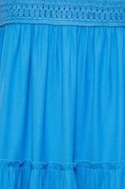 LIMITED COLLECTION Curve Blue Crochet Tiered Midaxi Dress -JOICY Clothing Shop b596ed6b ab09 4c 215582 Z