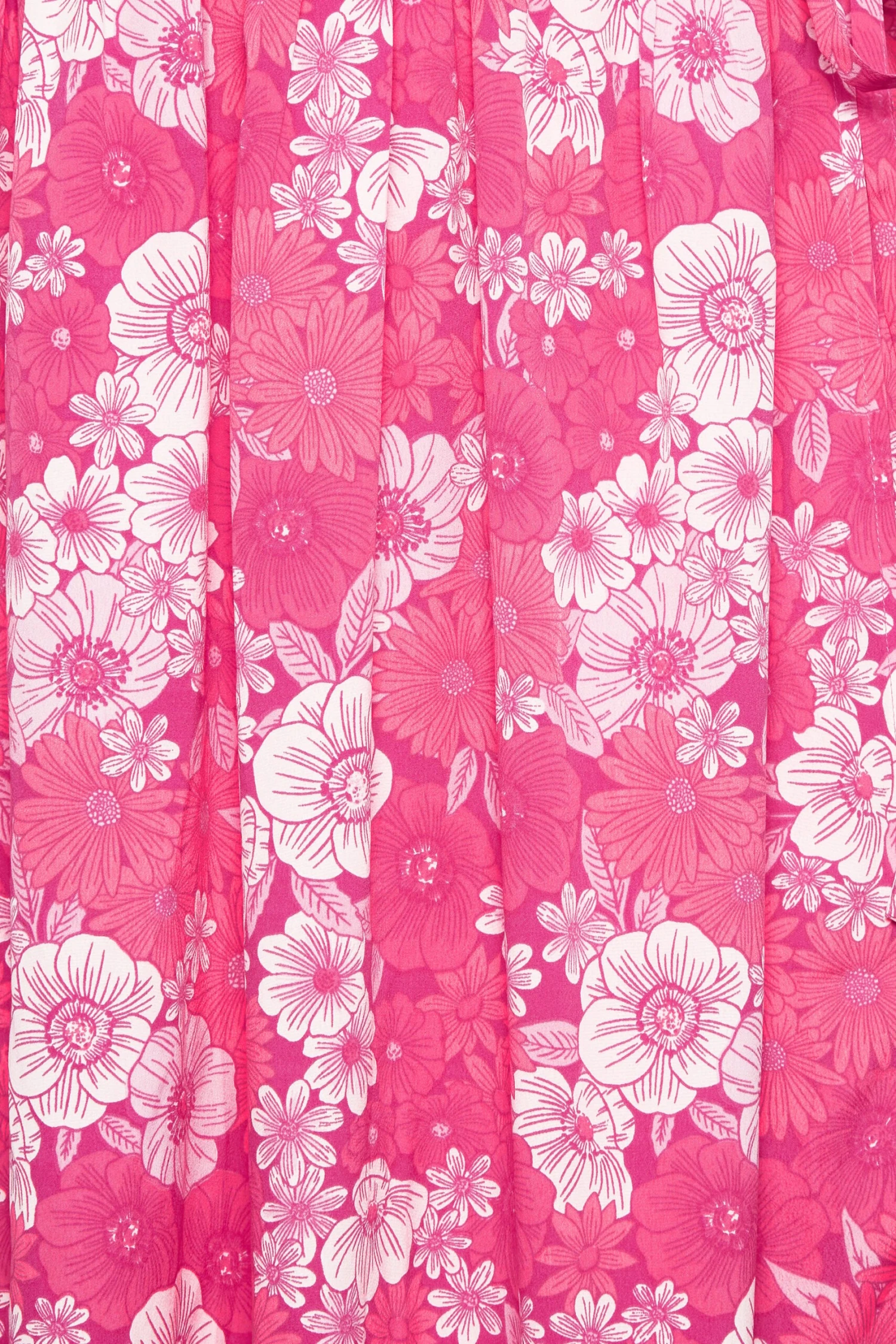 LIMITED COLLECTION Curve Pink Floral Wrap Midaxi Dress 6 LIMITED COLLECTION Curve Pink Floral Wrap Midaxi Dress - Image 6