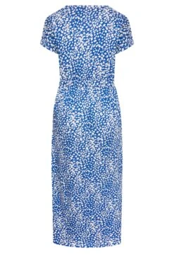 YOURS Curve Cobalt Blue Animal Print Maxi T-Shirt Dress -JOICY Clothing Shop b79bee20 e368 43 137299 Y