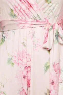 YOURS LONDON Curve Light Pink Floral Hanky Hem Dress -JOICY Clothing Shop b968af2f 36df 41 162105 ZR