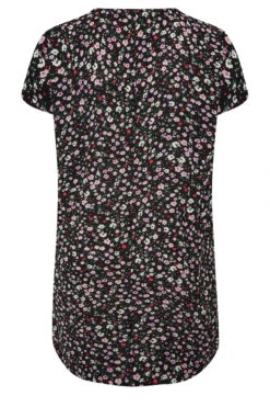 YOURS Curve Black Ditsy Print Shift Dress -JOICY Clothing Shop b9a0ef3d 2a11 41 137526 Y
