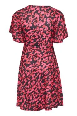 YOURS LONDON Curve Red Animal Print Wrap Dress -JOICY Clothing Shop bcb2a792 0fab 41 161789 Y