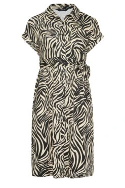 YOURS Curve Black & White Zebra Print Spilt Hem Midaxi Shirt Dress 10 YOURS Curve Black & White Zebra Print Spilt Hem Midaxi Shirt Dress -JOICY Clothing Shop bcdd1033 6798 49 302079 X