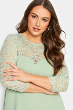 YOURS LONDON Curve Sage Green Lace Sweetheart Midi Dress 8 YOURS LONDON Curve Sage Green Lace Sweetheart Midi Dress -JOICY Clothing Shop cb6f7223 65ac 4d 162213 D