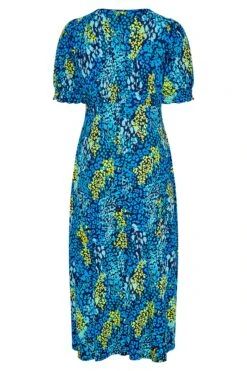 YOURS LONDON Curve Blue Animal Print Keyhole Maxi Dress 11 YOURS LONDON Curve Blue Animal Print Keyhole Maxi Dress -JOICY Clothing Shop cca08f4c d4f1 42 161591 Y