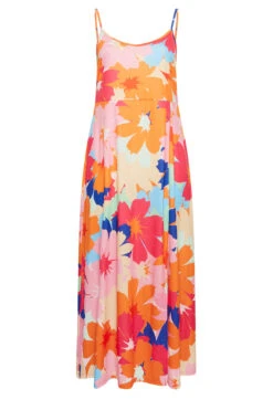 LIMITED COLLECTION Curve Pink Floral Print Cami Maxi Dress 12 LIMITED COLLECTION Curve Pink Floral Print Cami Maxi Dress -JOICY Clothing Shop ccccc6a0 00a8 47 215559 X